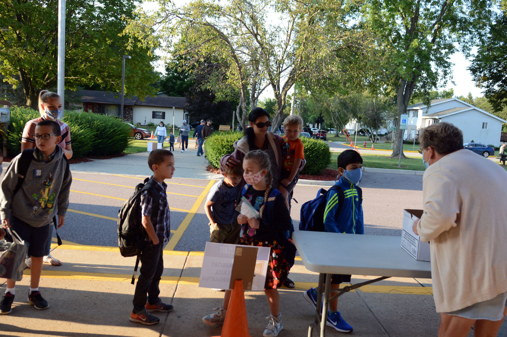 First day of school 2020 in Baraboo